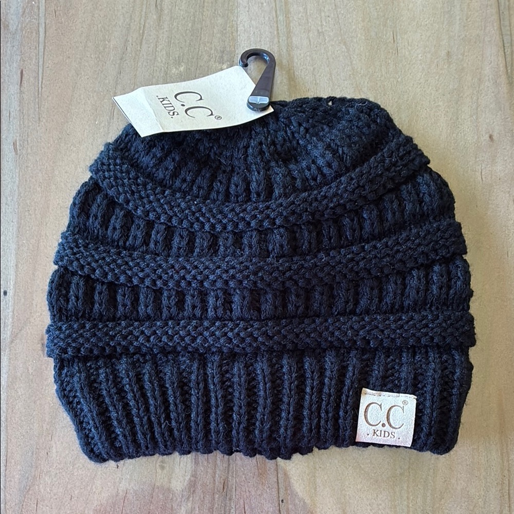 C.C. Kids - New / Black Knit Beanie